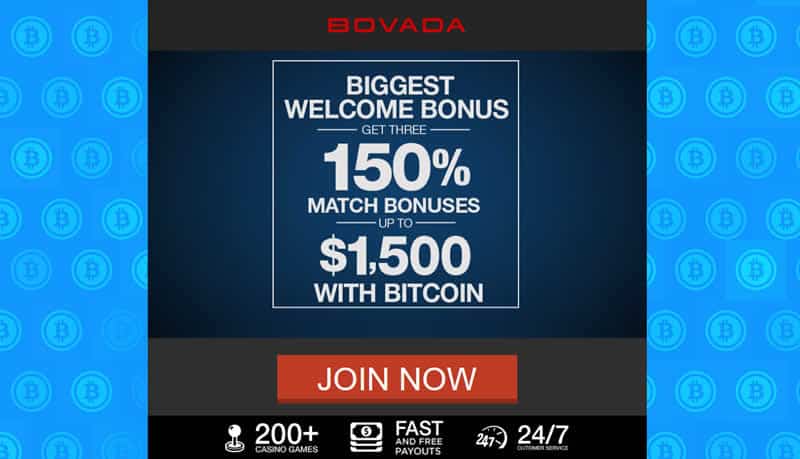bovada casino 400% bonus match